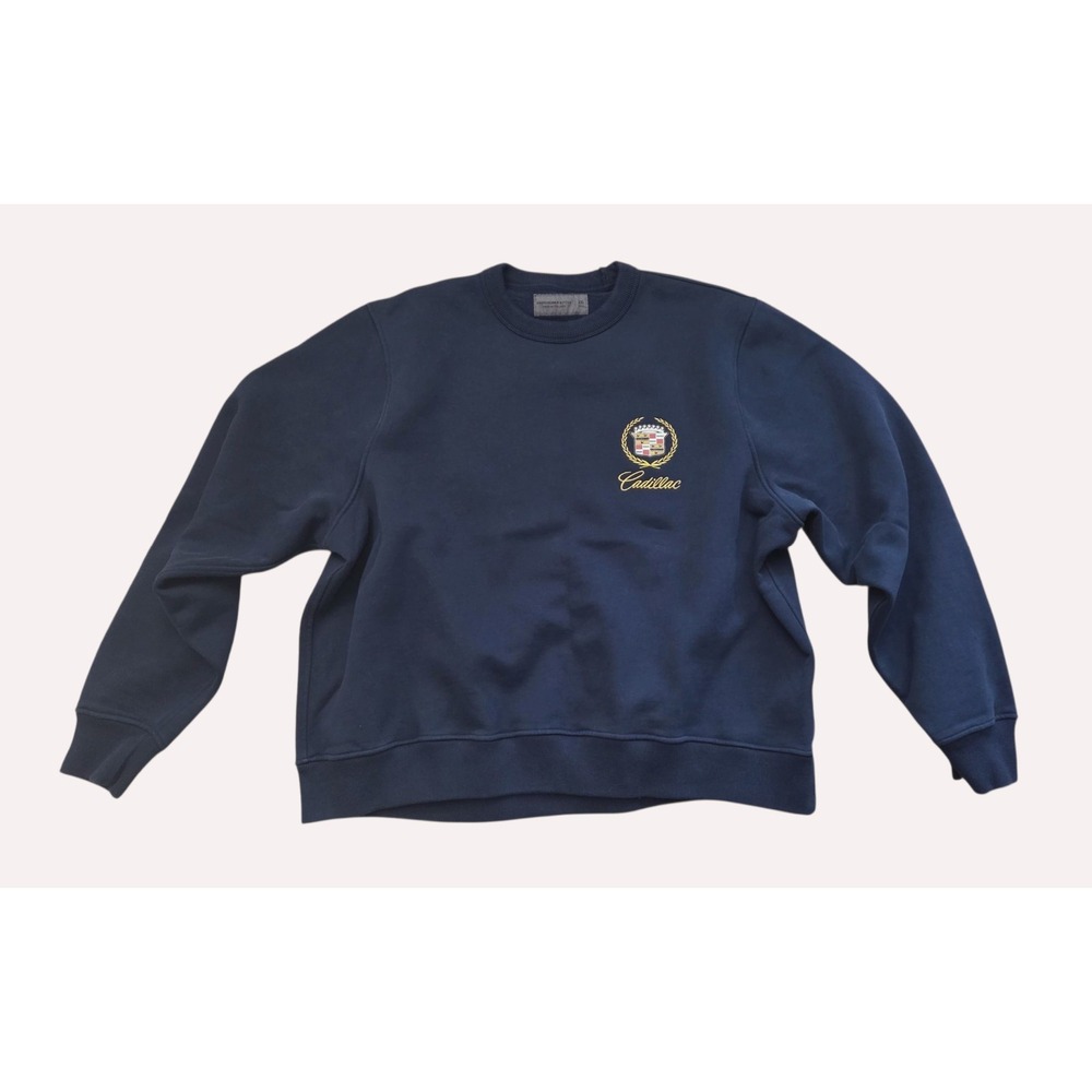 Abercrombie & Fitch Cadillac Sweater Men's XXL Blue Crewneck Pullover Sweatshirt